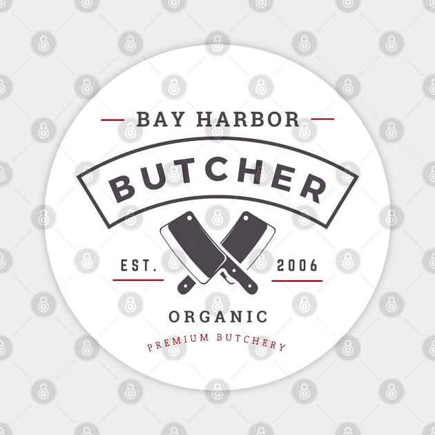 Bay Harbor Butcher Parody Logo Magnet by Nostalgia*Stuff